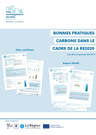 Bonnes pratiques carbone dans le cadre de la RE2020