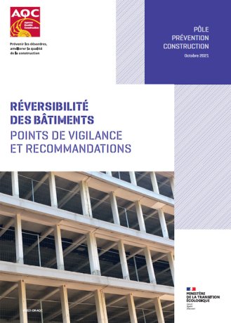 Etude - Réversibilité des bâtiments : points de vigilance et recommandations