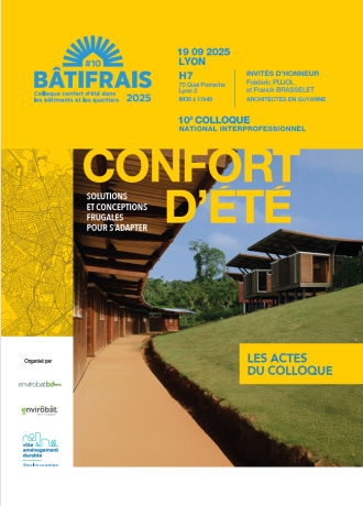 BâtiFRAIS - Colloque national sur le confort d'été 
