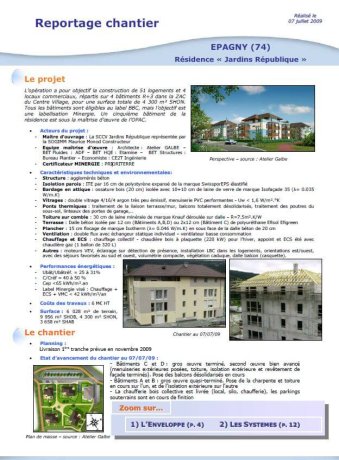 Résidence « Jardins République »